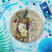 Anatomieplakat für das Blumengehirn Pappteller (Party)