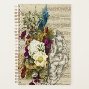 Anatomieplakat für das Blumengehirn Planer