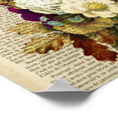 Anatomieplakat für das Blumengehirn Poster (Ecke)