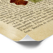 Anatomieplakat für das Blumengehirn Poster (Ecke)