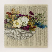 Anatomieplakat für das Blumengehirn Puzzle (Horizontal)