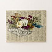 Anatomieplakat für das Blumengehirn Puzzle (Horizontal)