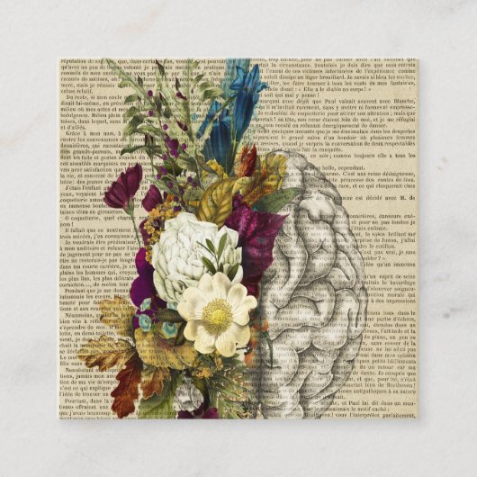 Anatomieplakat für das Blumengehirn Rabattkarte (Vorderseite)