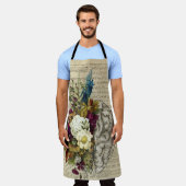 Anatomieplakat für das Blumengehirn Schürze (Getragen)
