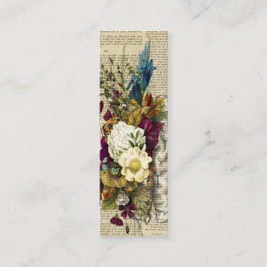 Anatomieplakat für das Blumengehirn Telefonnummerkarte (Vorderseite)