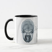 Anatomieschädel-Radiologie-Tasse des Strahls X Tasse (Links)