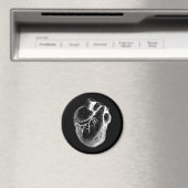 Anatomisch korrektes Herz Magnet (In Situ (Geschirrspüler))