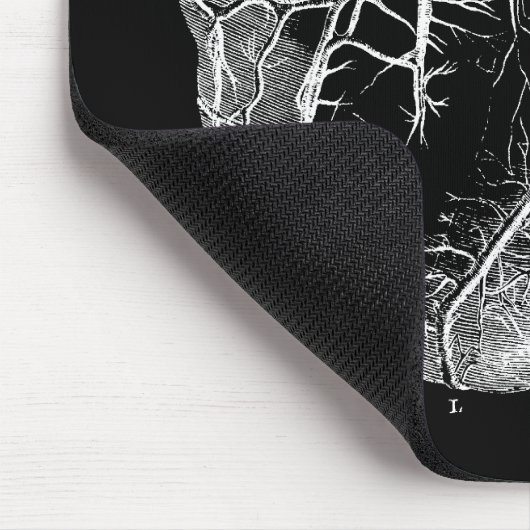 Anatomisch korrektes Herz Mousepad (Ecke)