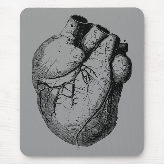 Anatomisch korrektes Herz Mousepad (Vorne)