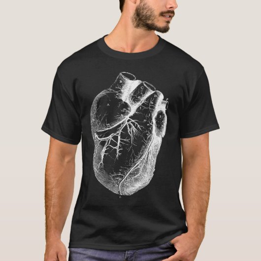 Anatomisch korrektes Herz T-Shirt (Vorderseite)