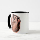 Anatomisch korrektes Herz Tasse (Vorderseite Links)