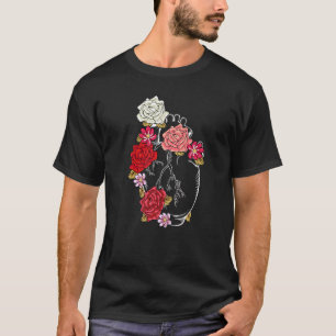Anatomische Blume Liebe Pflanze Garten Blossom T-Shirt