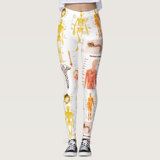 Anatomische Diagramme Leggings (Vorderseite)