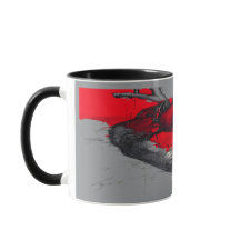 Anatomische Herz-Skizze Trash Polka Art Tasse
