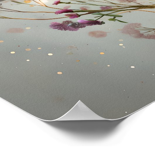 Anatomische Hirnkunst Poster (Ecke)