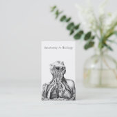Anatomische Illustration Medical Sciences Visitenkarte (Stehend Vorderseite)