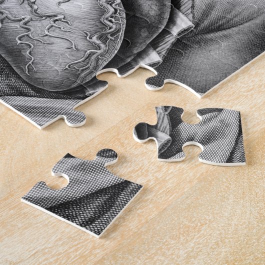 Anatomische Illustration Ozeansurrealismus Puzzle (Seite)