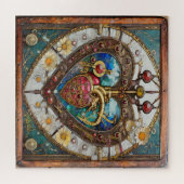 Anatomische Keramik des Herzens Puzzle (Horizontal)