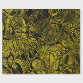 Anatomische Körpernatur Zelle Minze Senf Chartreus Geschenkpapier (Flach)