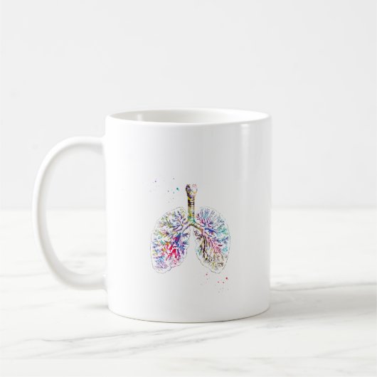 Anatomische Lunge Kaffeetasse (Links)