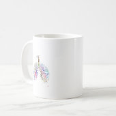 Anatomische Lungen Kaffeetasse (Vorderseite Links)