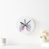 Anatomische Lungen Runde Wanduhr (Zuhause)