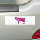 Anatomische niedliche Kuh Autoaufkleber (Auf Auto)
