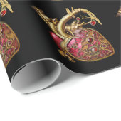 Anatomische Röhrchen und Geere aus Steampunkherz Geschenkpapier (Rolleneckpunkt)