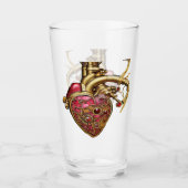 Anatomische Röhrchen und Geere aus Steampunkherz Glas (Vorderseite)