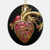 Anatomische Röhrchen und Geere aus Steampunkherz Keramik Ornament (Links)