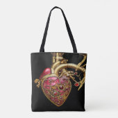 Anatomische Röhrchen und Geere aus Steampunkherz Tasche (Rückseite)