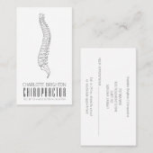 Anatomische Spine Chiropraktor Ernennung und Visitenkarte (Vorne/Hinten)