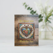 Anatomische Stahlreihe für das mechanische Herz Postkarte (Stehend Vorderseite)