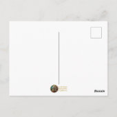 Anatomische Stahlreihe für das mechanische Herz Postkarte (Rückseite)