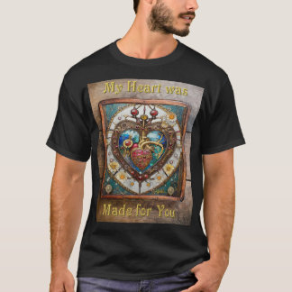 Anatomische Stahlreihe für das mechanische Herz T-Shirt