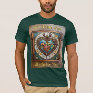 Anatomische Stahlreihe für das mechanische Herz T-Shirt