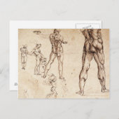 Anatomische Studien Postkarte (Vorne/Hinten)