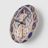 Anatomische Zodiac-Mann-Uhr Runde Wanduhr (Winkel)