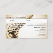 Anatomischer Chiropraktor-Termin Visitenkarte (Rückseite)