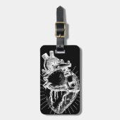 Anatomischer Herz-Gepäckanhänger Gepäckanhänger (Vorderseite vertikal)