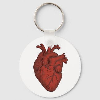 Anatomischer Herz-Kunst-Schlüsselanhänger – Vintag Schlüsselanhänger