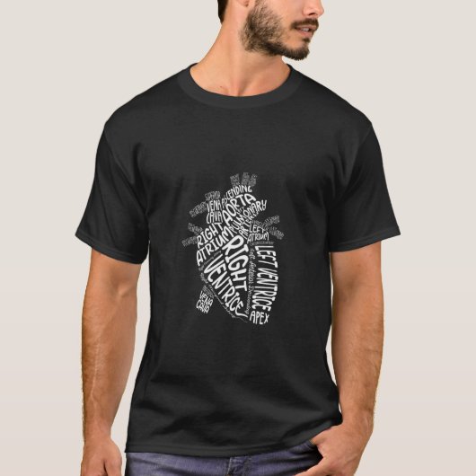 Anatomischer Herzkardiologe Anatomie Kardiologie H T-Shirt (Vorderseite)
