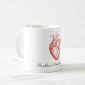 Anatomischer Individuelle Name Kaffeetasse (Vorderseite Links)