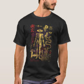 Anatomischer Körper und Tiere T-Shirt (Vorderseite)