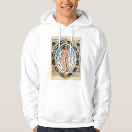 Anatomischer Mann Hoodie (Vorderseite)