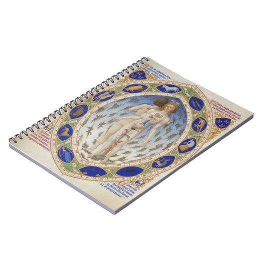 Anatomischer Mensch - Notebook Notizblock (Linke Seite)