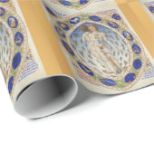 Anatomischer Mensch - Schleifpapier Geschenkpapier (Rolleneckpunkt)