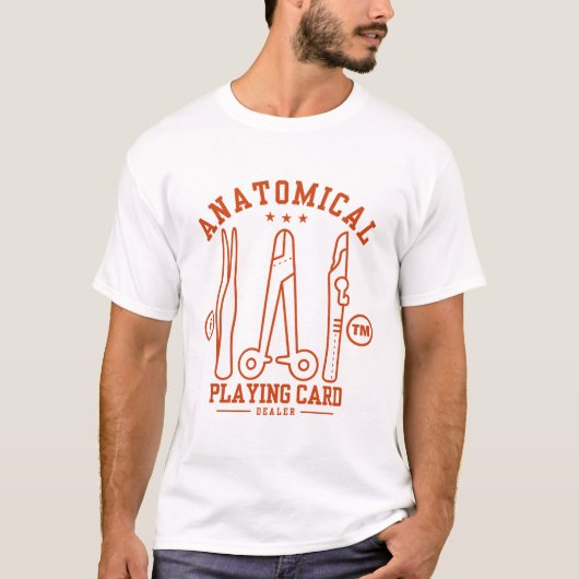 Anatomischer Spielkartenverkäufer T-Shirt (Vorderseite)