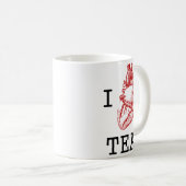 Anatomischer Tee des Herzens I Kaffeetasse (VorderseiteRechts)
