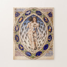 Anatomischer Zodiac-Mensch Puzzle